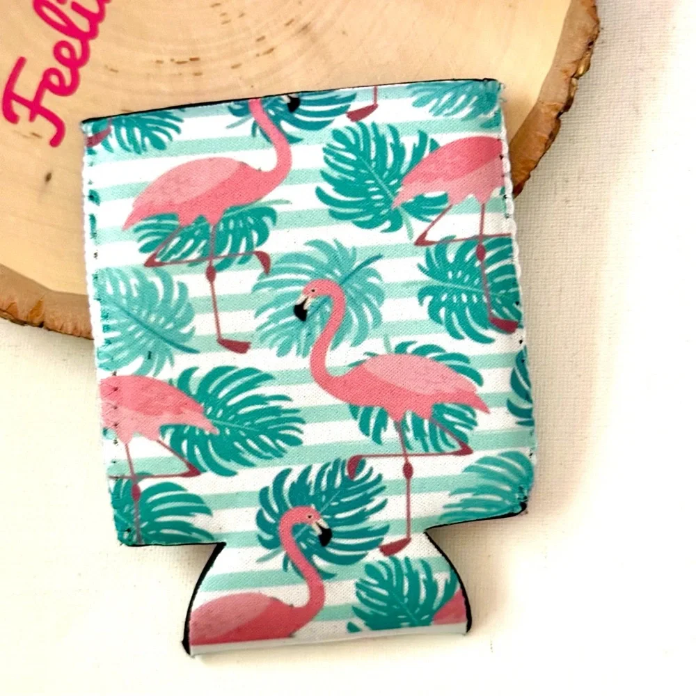 Summery Sublimated Koozies for BBQ,Beach & Poolside